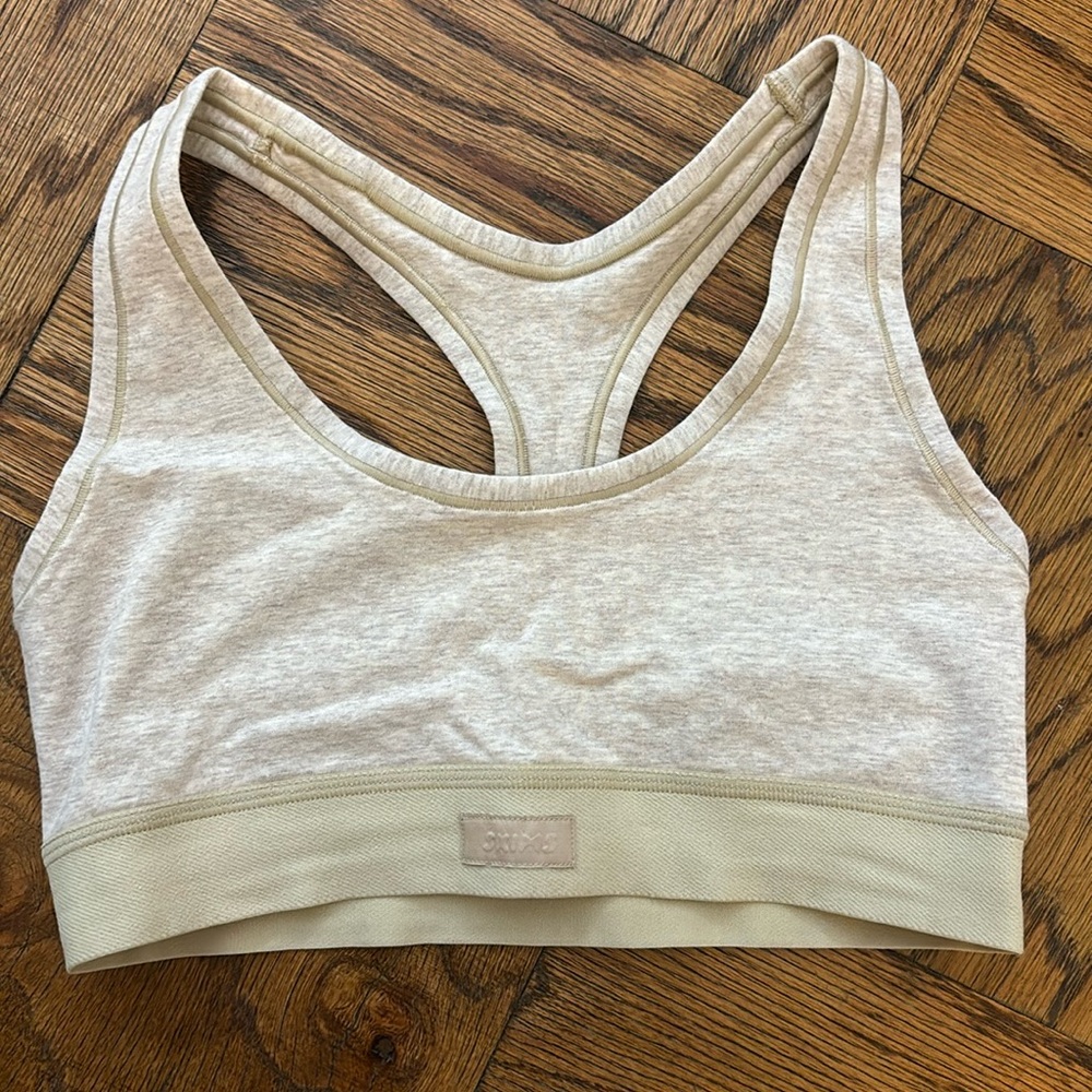 Skims Cotton Jersey Sports Bra NWOT